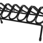 SnapSafe 8 Gun Pistol Rack black, front three-quarter view with eight divided storage slots