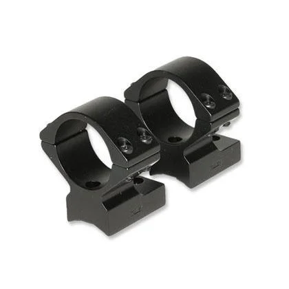 Talley Lightweight Alloy Scope Mounts, two black rings in angled view
