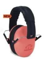 Walkers Game Ear Walker's Small Passive Folding Ear Muffs - Coral 23dB NRR