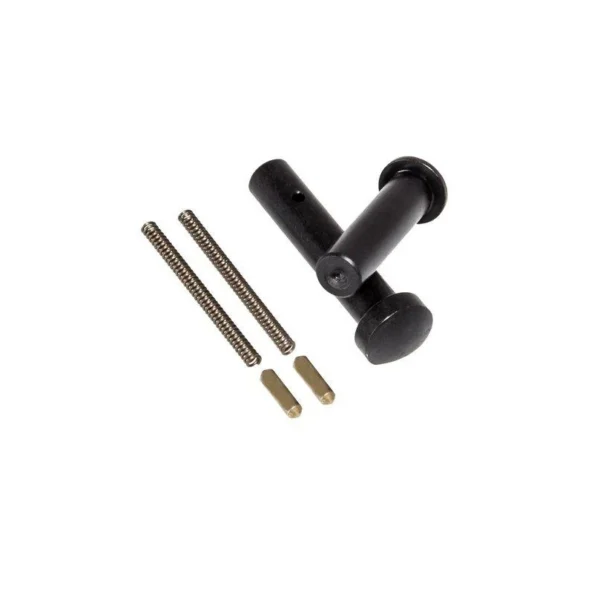 CMMG AR15 HD Pivot and Takedown Pins, black pins with silver springs and brass detents