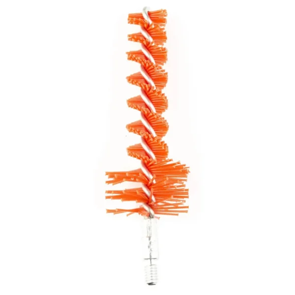 Birchwood Casey Nylon Bore Brush .223/5.56mm with orange spiral bristles and silver stem
