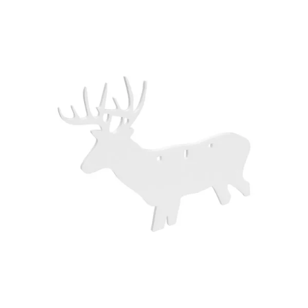 Birchwood Casey AR500 3/8" Silhouette Plate Target 3-Hole Deer