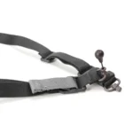 Blue Force Gear Vickers 221 Sling, black padded strap with red swivel hardware