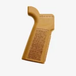 B5 SYSTEMS TYPE 23 PISTOL GRIP, tan side view with textured panels and curved beavertail