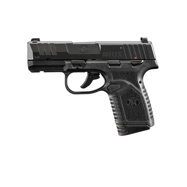 FN USA FN Reflex MS Handgun 9mm Luger 11(1)&15(1)rd Magazines 3.3" Barrel Manual Safety Black