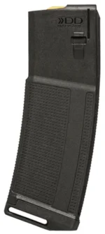 Daniel Defense MAG DD 5.56 32RD BLK, black magazine with textured sides and angled base