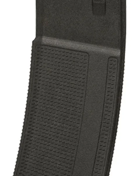 Daniel Defense MAG DD 5.56 32RD BLK, black magazine with textured sides and angled base