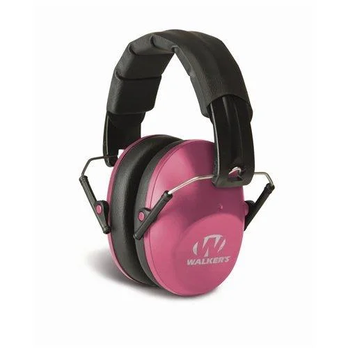 Walkers Game Ear Walker's Pro Low Profile Folding Muff - Pink