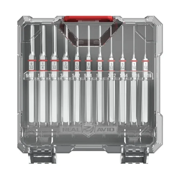 Real Avid Accu-Punch 11-Piece Standard Pin Punch Set