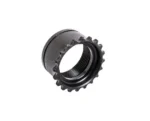 CMMG AR15 BARREL NUT black angled view with internal threads and toothed outer rim