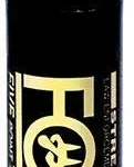 Personal Security Products Fox Labs Law Enforcement Flip Top Pepper Spray, black canister front view