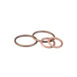SilencerCo SCO O-RING PACK, four brown O-rings in assorted sizes arranged on white
