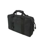 NCSTAR VISM Discreet Pistol Case, black three-quarter view with carry handles and zippered pockets