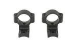 Leupold LEUP BC SAV 10/110 black two-piece scope rings shown from the front
