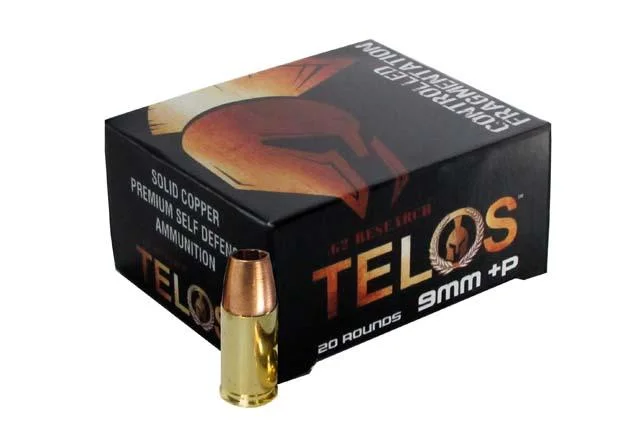 primary-55641 G2 Research Inc. G2 Telos Handgun Ammunition 9mm Luger(+P) 92 gr Frangible 1250 fps 20/ct