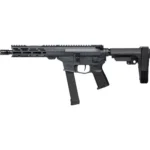 Cmmg Inc. CMMG Banshee Fixed Ejector MkGs Pistol 9mm Luger 33rd Magazine 8'' Barrel Tungsten w/Brace