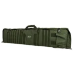 NcStar VISM Rifle Case/Shooting Mat, green folded case with carry handles and webbing