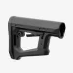 MAGPUL DT-PR CARB STK MIL-SPEC BLK, black adjustable stock in left-side view