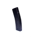 KCI USA M1 Carbine Magazine, curved black magazine in angled front view