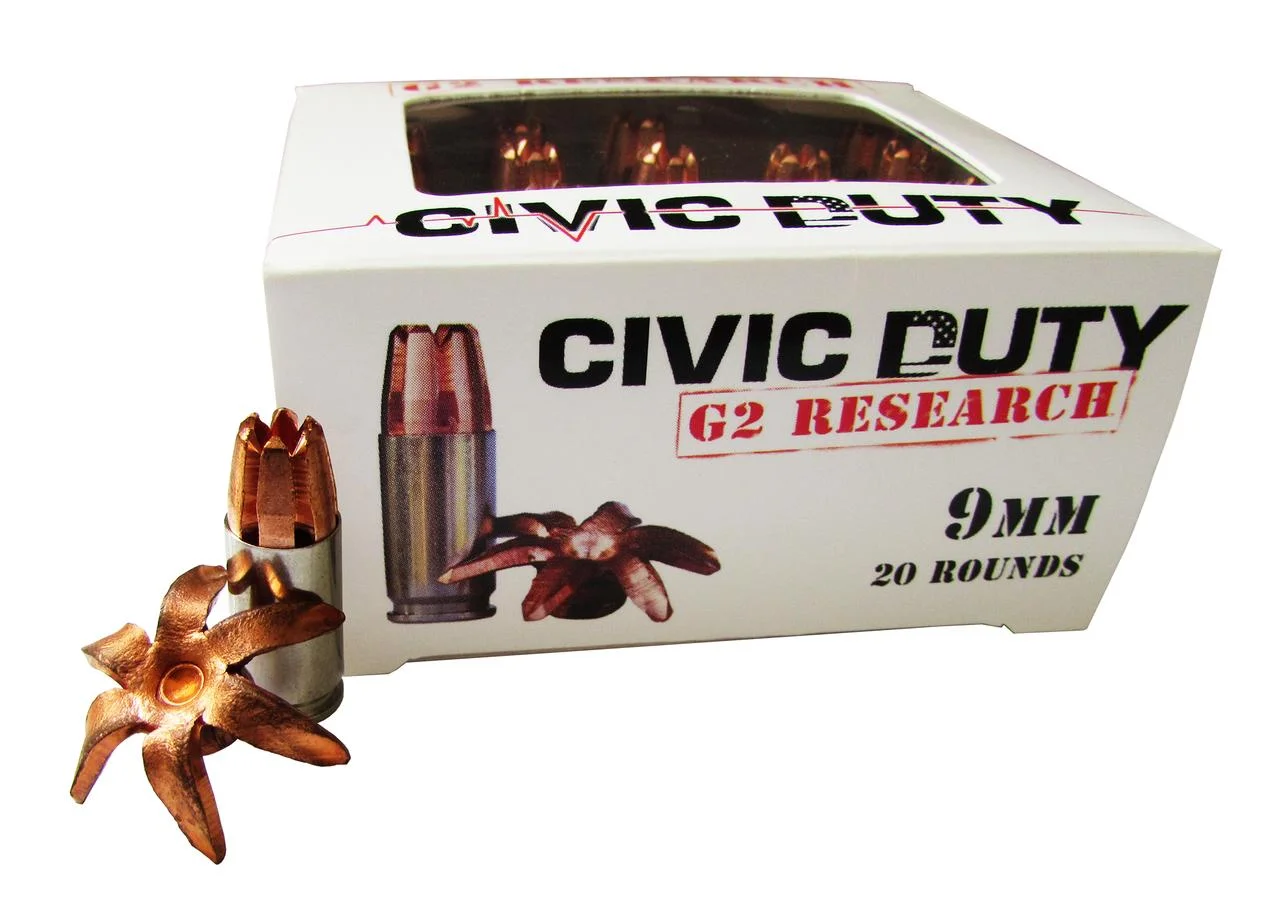 primary-55710 G2 Research Inc. G2 Research Civic Duty Handgun Ammunition 9mm Luger