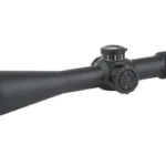Leupold LEUP MARK 4HD 8-32X56 ILLUM PR2-MIL black scope, angled right-side view with turrets