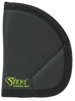 Sticky Holsters Medium Sticky Holster black ambidextrous revolver holster, side view