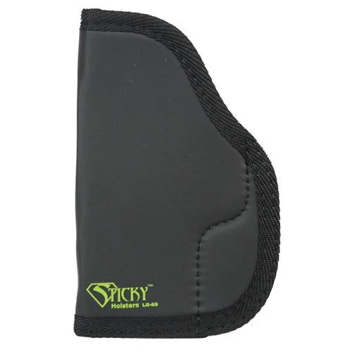 primary-55728 Sticky Holsters Short Sticky Pocket Holster, grey holster with black edging in side view