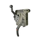 RISE RELIANT PRO R700, FDE right-side view with curved black trigger and raised lever