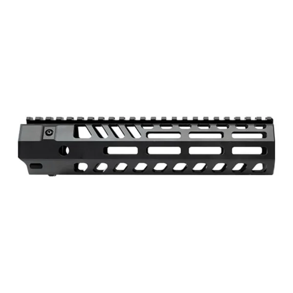 ANGSTADT SUPP SERIES 9.3-inch M-LOK, black right-side view with top rail and vented slots