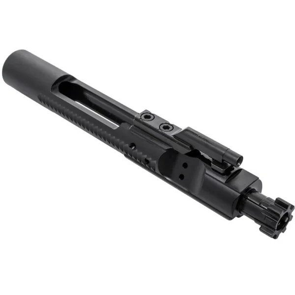 CMMG M16 Bolt Carrier Group Semi-Auto, black angled side view with bolt and carrier visible