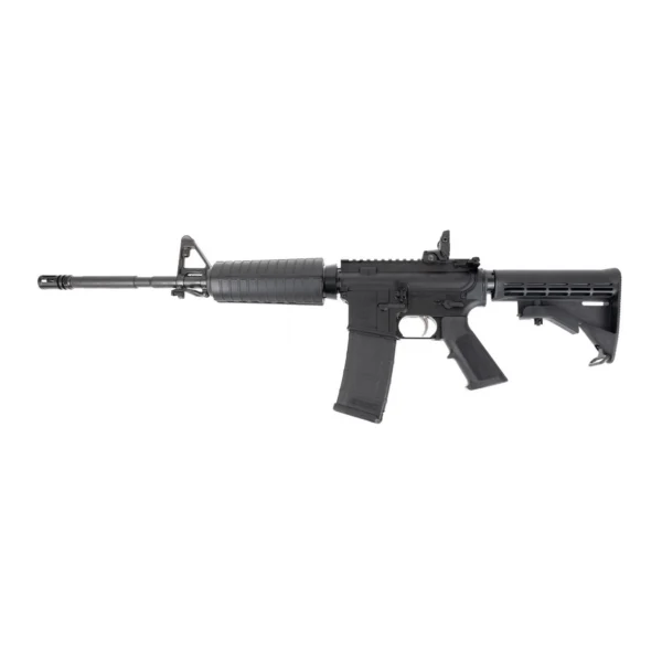 DPMS DPM4-FSB M4 AR-15 Rifle 5.56mm 30rd(1) 16" Threaded Barrel Magpul MBUS Rear Sight Black M4 Stock