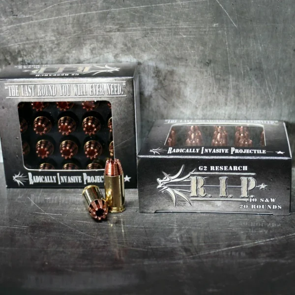 G2 Research Inc. G2 Research R.I.P. Handgun Ammunition .40 S&W 115 gr HP 1080 fps 20/ct