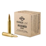 TRZ Trading Inc. PPU RangeLine Rifle Ammunition 5.56X45 NATO 55gr FMJBT 3240 fps 20/rd