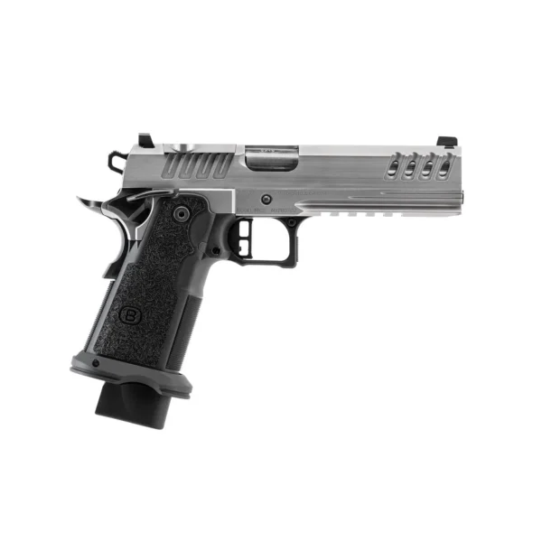 Bersa USA Bersa M2XI 1911 DS Handgun 9mm Luger 18(1)&22(1)rd Magazine 5" Barrel Stainless Steel Optics Ready Night Sights