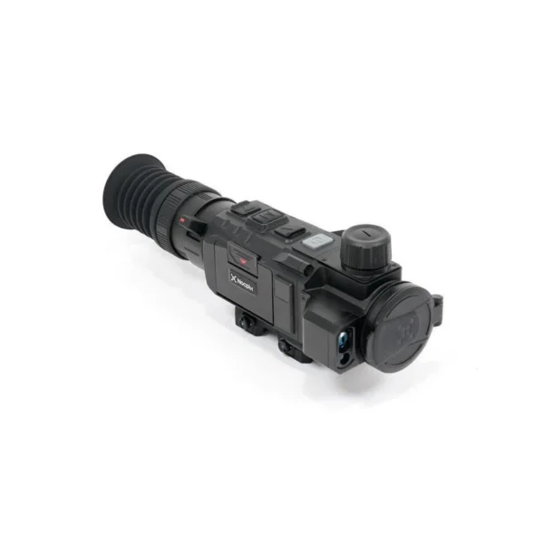 Nocpix RICO3 Thermal Sight, black angled rear view with rubber eyecup and adjustment controls