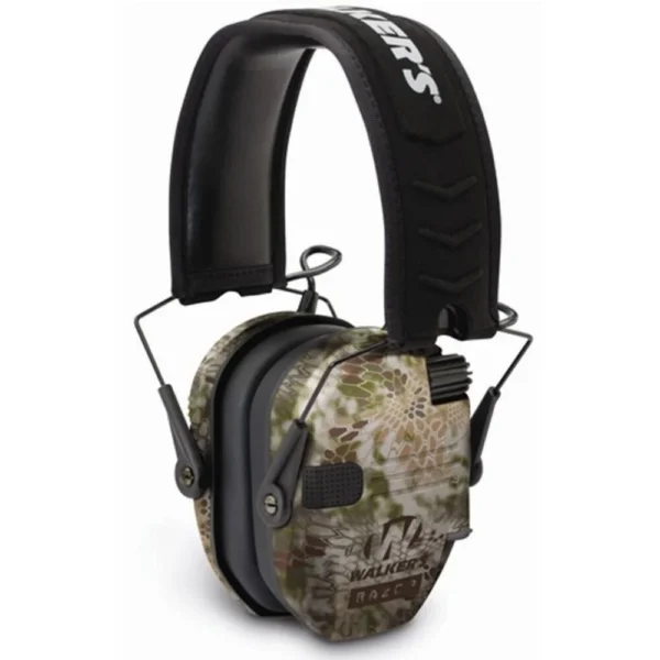 Walkers Game Ear Walker's Game Razor Slim Shooter Folding Ear Muffs-Kryptek Camo