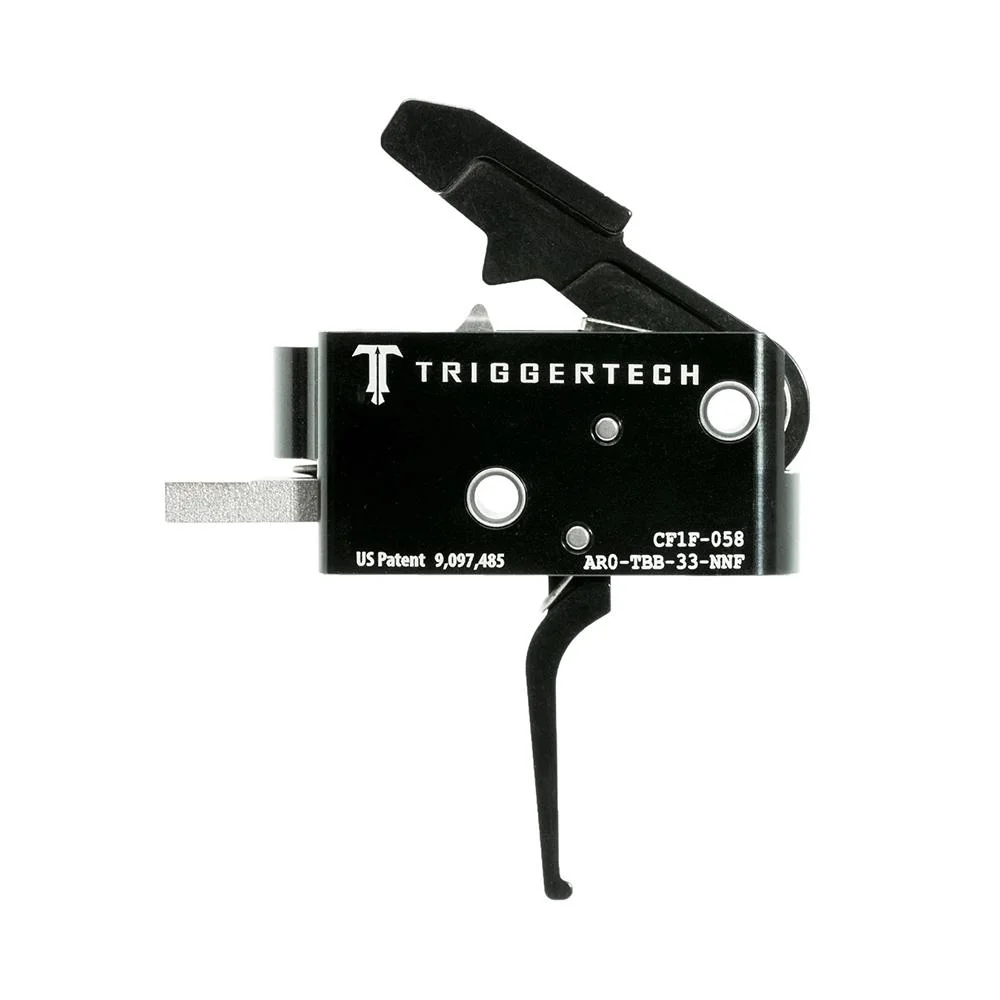 primary-55943 TriggerTech AR-15 Competitive Two Stage Rifle Trigger 3.5 lbs Flat Black, left-side view