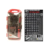 Birchwood Casey B/C PRO Screwdriver Set, red clear case beside bit layout card