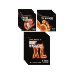 Muddy Disposable Warmer Variety 6 Pack, black hand, toe and body warmer packets