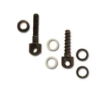 GROVTEC SWIVEL STUDS 1 7/8 AND 3/4 black swivel studs with assorted black and silver washers