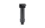 GRIP POD GPS.02 BIPOD CAM ALUM BLK, black vertical grip side view with ribbed body
