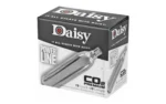 Daisy #7015 CO2 Cylinders, black and white 15-count retail box in front-right view