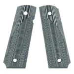 Pachmayr PKMYR G10 TAC GRP 1911 GRY/BLK CHKD gray and black checkered grip panel pair