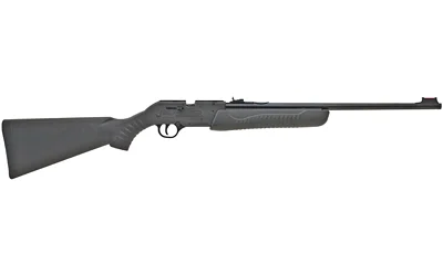 DAISY POWERLINE MODEL 901 RFL black rifle with long barrel, right-side view