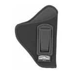 Uncle Mike's U/M INSIDE PANT HLSTR BLK SZ 0 RH, black right-side view with rectangular belt clip