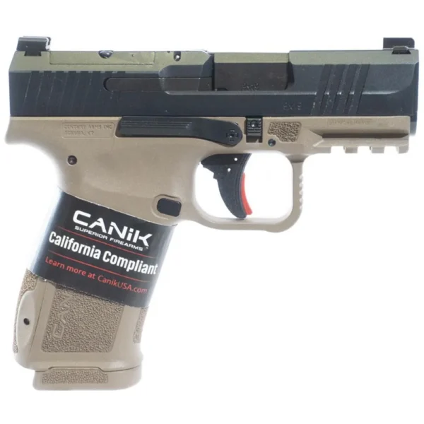Century Arms Canik Mete MC9 L Handgun 9mm Luger 10rd Magazine 3.18" Barrel Black/FDE CA Compliant