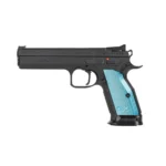 Cz-Usa Firearms CZ 75 Tactical Sport 2 Handgun 9mm Luger 20rd Magazines 5.28" Barrel Blue Aluminum Grips