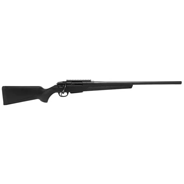 Savage Arms Stevens 334 Rifle, side view with black stock, barrel and visible bolt handle