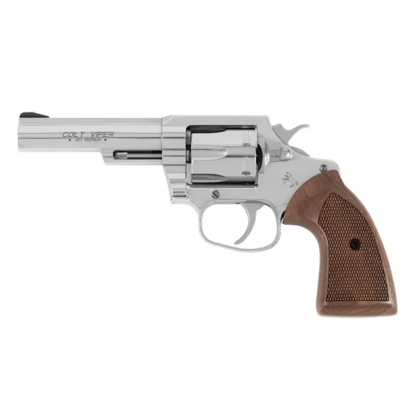 Colt Manufacturing Colt Viper Handgun .357 Magnum 6rd Capacity 4.25" Barrel Stainless Steel Walnut Grips