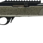 Bergara Rifles Bergara BXR Rimfire Rifle .22 LR 10rd Magazine 16.50" 4140 CrMo Fluted Barrel Green/Black Stock